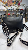 Kate Spade Black Rose Crossbody Bag, 8.5"x6.5"