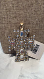 Gold Cross Pendant, 3"x2.5"