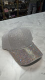 New Metallic Silver Sequin Hat