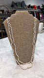 New Barse Genuine Howlite & Sterling Silver Necklace