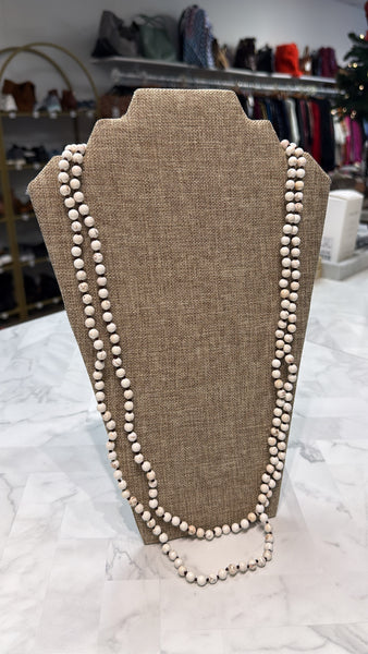 New Barse Genuine Howlite & Sterling Silver Necklace