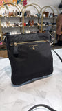 Michael Kors Black Nylon Crossbody Bag, 9.5"x9.5"