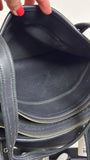 Vintage Coach Black Leather Style 9163 Shoulder Bag, 11"x9.5"