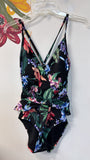 Aqua Green One Piece Swimsuit, L