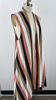 Vintage Creek Stripe Cardigan, L with Pockets