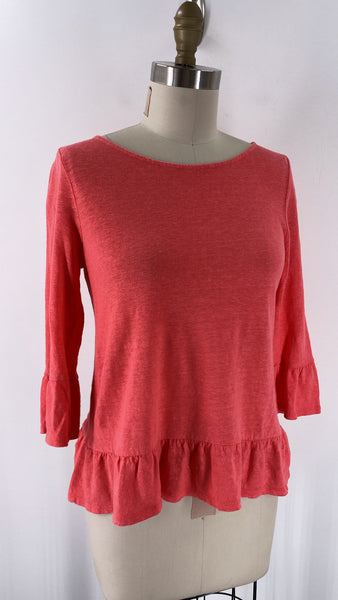 Boden Pink Linen Top, S