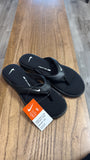 New Nike Black Ultra Comfort 3 Flip-Flop Sandals, 8