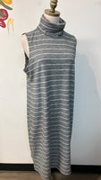 Old Navy Gray Stripe Dress, L