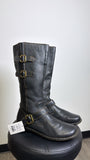 b.o.c. Black Leather Boots, 11