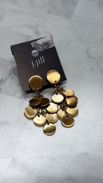 New J. Jill Gold Earrings