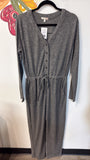 Gianni Bini Gray Jumpsuit, L