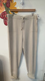 Peserico Cream Drawstring Joggers, L/XL