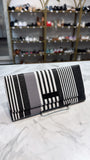 New Vera Bradley Black Stripe Wallet
