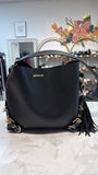 Madden NYC Black Shoulder Bag, 13"x10"