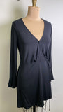 New Tart Black Wrap Casey Dress, S