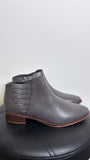 Candie's Gray Faux Leather Boots, 7.5