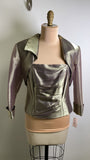 New Dressbarn 2pc Gold Jacket + Top, 10