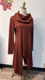 Brown Tunic with Pockets, M