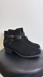 Carlos Santana Black Faux Suede Boots, 8.5