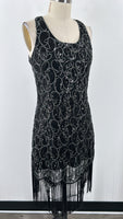 Black Sequin  Dress, M