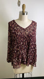 New 41 Hawthorn Burgundy Top, S Petite
