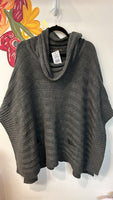 Maxsport Gray Poncho Sweater, S/M