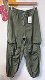 Free People Green 27" Inseam Pants, S