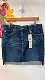 New AG Adriano Goldschmied The Erin Denim Skirt, 32 (14) (retail $168)