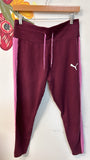 Puma Purple Athletic Leggings, L