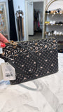 New Anne Klein Black Dottie Wristlet, 9"x6"