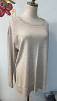 Maison Jules Tan Sweater, XL