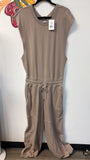 Free People Movement Brown 29" Inseam Oversized Jumpsuit, XS