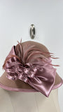 Fine Millinery Pink Wool Hat, One Size