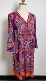 Laundry Shelli Segal Purple Dress, L