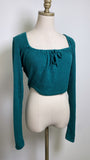 Out from Under Green Cropped Top, L