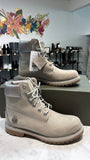 New Timberland Gray Premium 6" Waterproof Boots, 7.5 (retail $170)