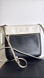 Kate Spade Cream/Black Crossbody Bag, 10"x9.5"