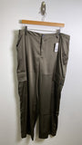New DKNY Green Cargo Silky Pants, 16