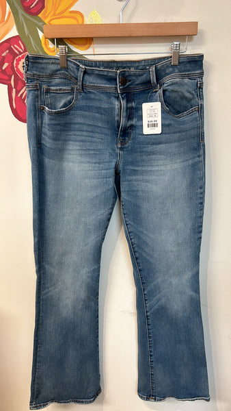 American Eagle Kick Boot Jeans, 14