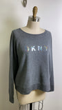 DKNY Gray Sweatshirt, XL