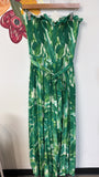 Flying Tomato Green Strapless 29" Inseam Jumpsuit, XL