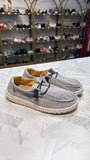 Hey Dude Wendy Chambray Blue Shoes, 8
