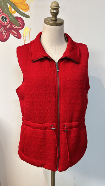 Rafaella Red Vest, XL