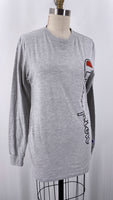 Champion Gray Long Sleeve Tee, S