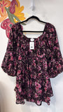 Arula Purple Romper, 3X