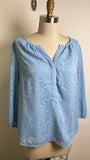 Talbots Blue Top, M
