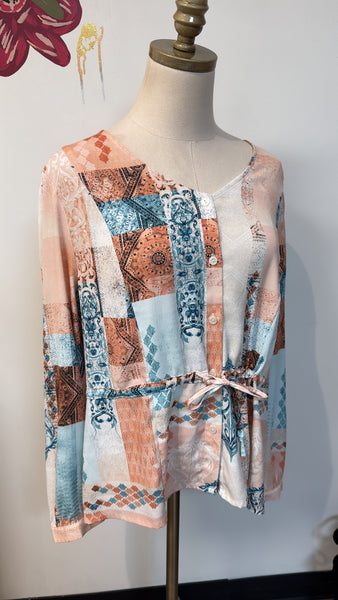 Chico's Print Top, L