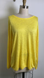 New G by Giuliana Yellow Lightweight Sweater, L