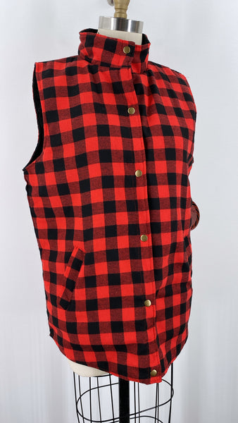 New Sunshine & Rodeos Black/Red Vest, L