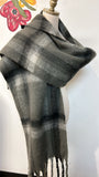 Steve Madden Gray Wrap Scarf, One Size